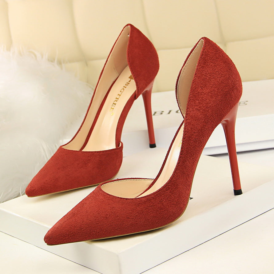 Elegant Womens Dress Heels 2026 Fall Shoes Pointed Toe Stiletto Party Pumps, Women Shoes